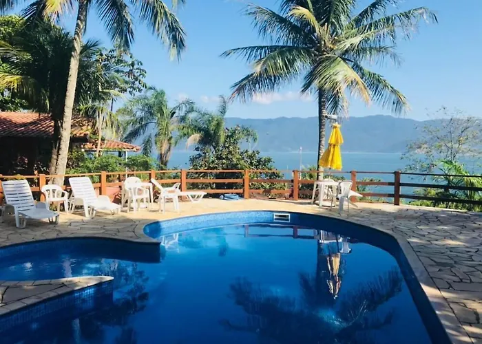 Hotel para famílias: Pousada Cantinho D'Abrantes - Próximo as Melhores Praias de Ilhabela - Veloso e Curral